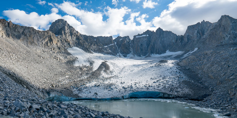 Palisade Glacier in the Sierra Nevada